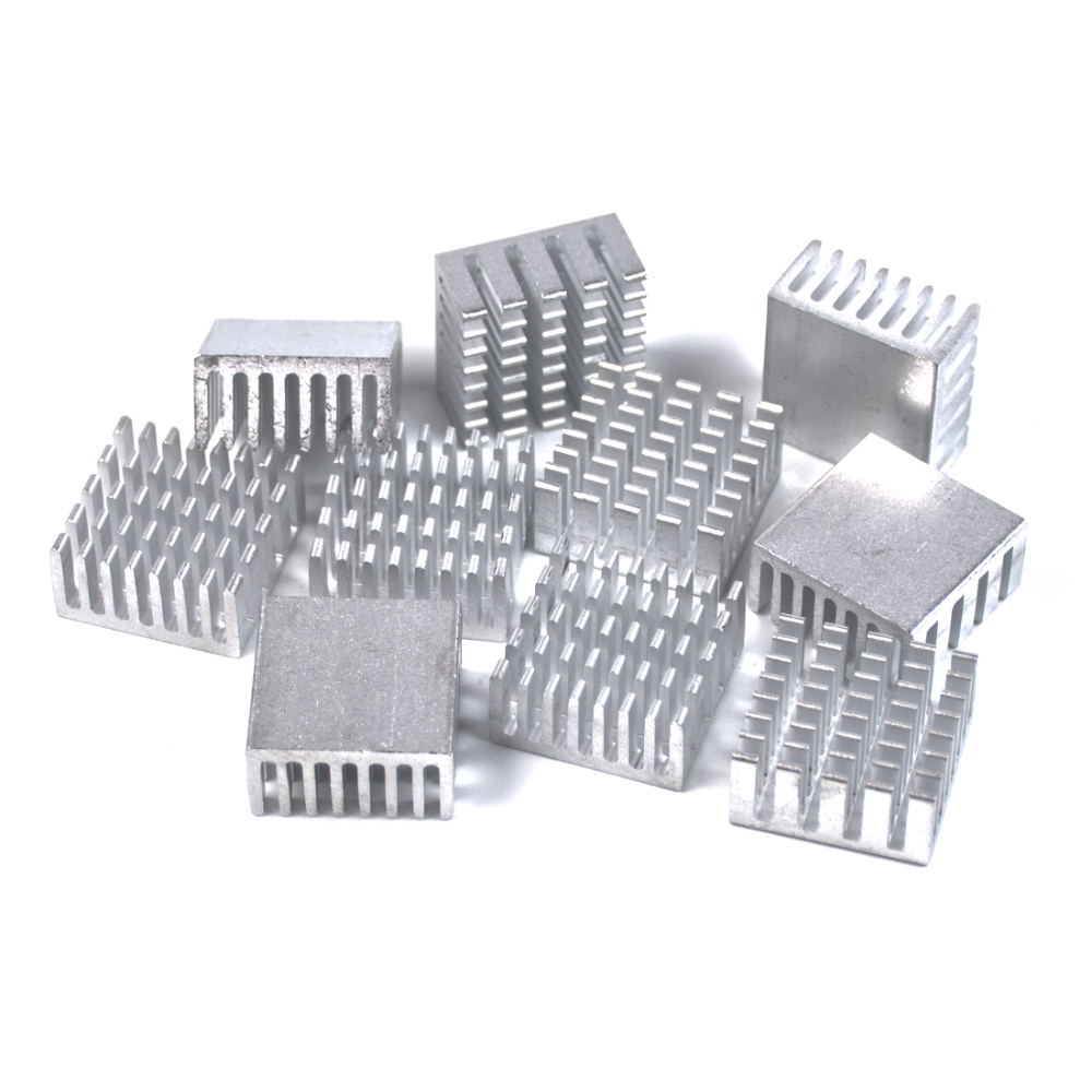 Uxcell Alu-Kühlkörper Mit Klebepad – 6x20x20 Mm Für 3D-Drucker & Elektronik | 4 Stück